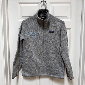 UNC School of Medicine Patagonia Gray Quarter-Zip Fleece Pullover